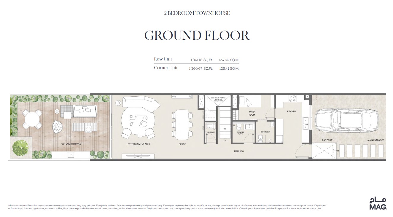 MAG 22 2 Bed Corner Unit-Ground Floor